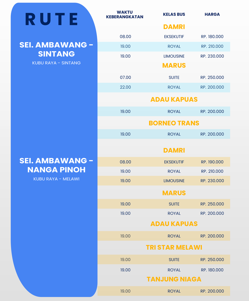 JADWAL BUS AKDP