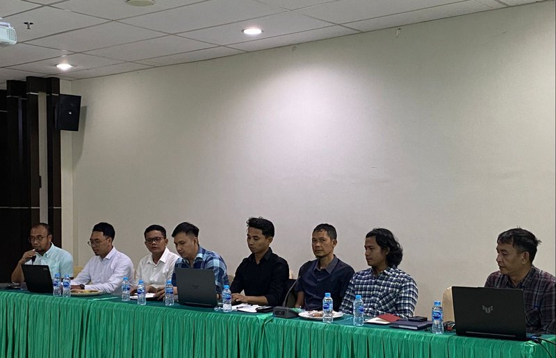 Kegiatan Ekspose Pendampingan Pembangunan Terminal Barang Internasional Aruk (TBI ARUK) bersama dengan Asdatun Kejati, Jaksa Pengacara Negara dan Kasubbag TU dan PPK serta Staf Teknis di dampingi oleh ,Pe