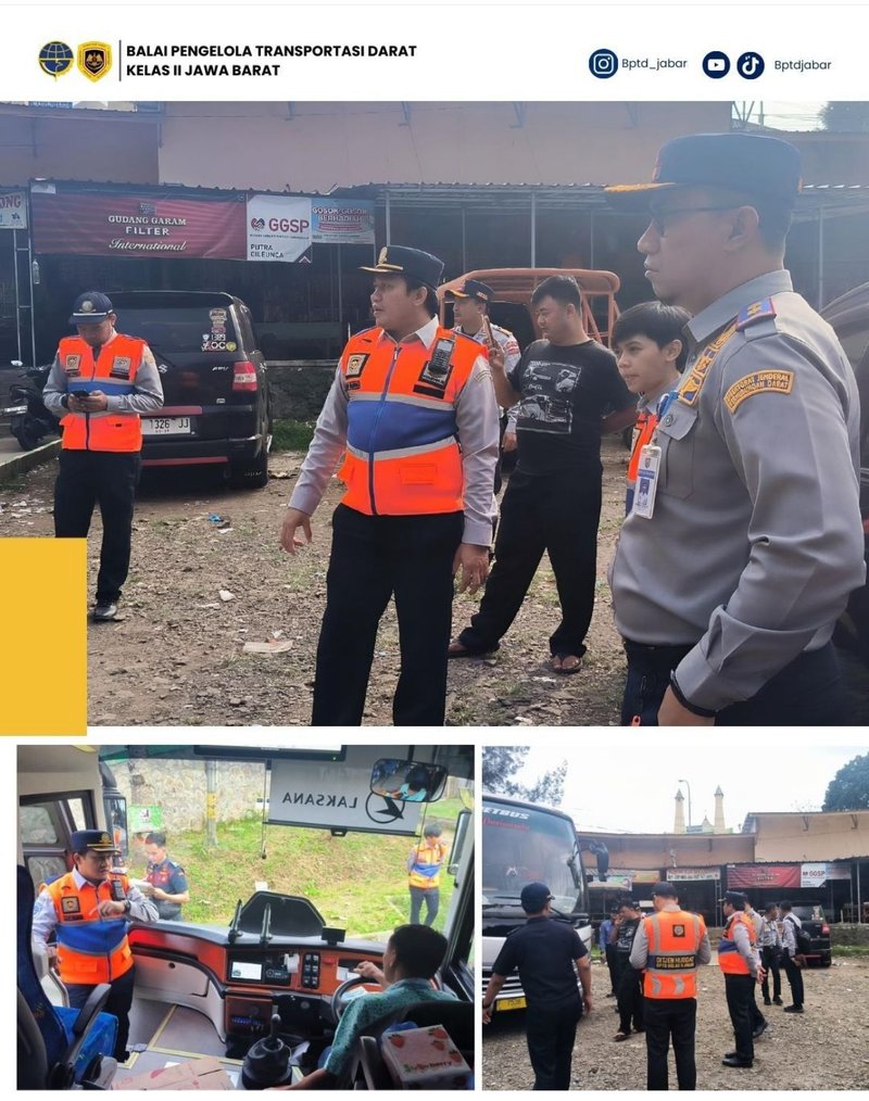 Rampcheck Angkutan Pariwisata Di Objek Wisata Kawasan Ciwidey