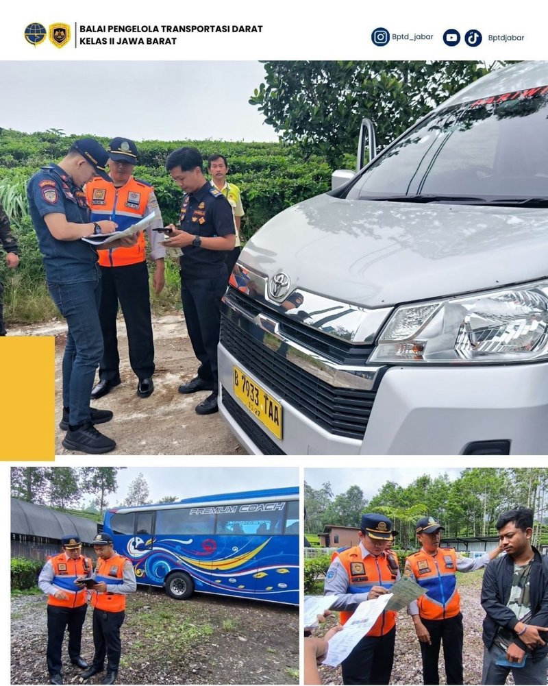 Rampcheck Angkutan Pariwisata Di Objek Wisata Kawasan Ciwidey