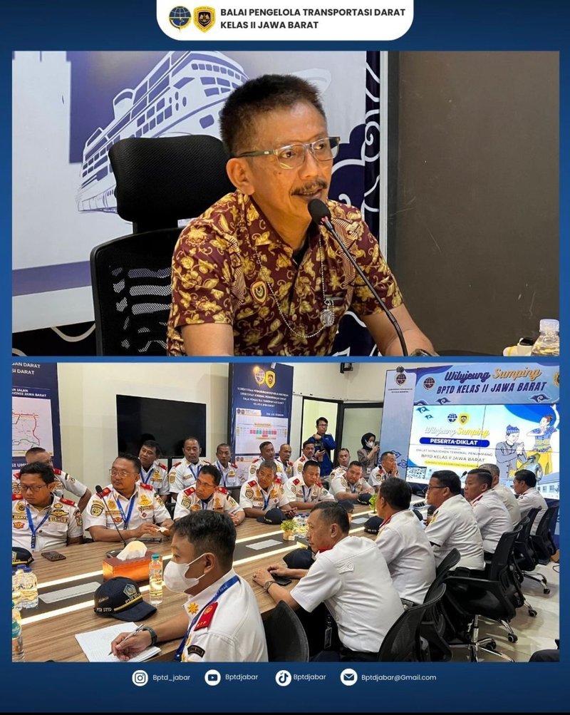 Pada hari Jumat, 05 Juli 2024 Kunjungan Diklat Manajemen Terminal Penumpang Angkatan I PTDI-STTD ke Terminal Tipe A Leuwipanjang, Kota Bandung