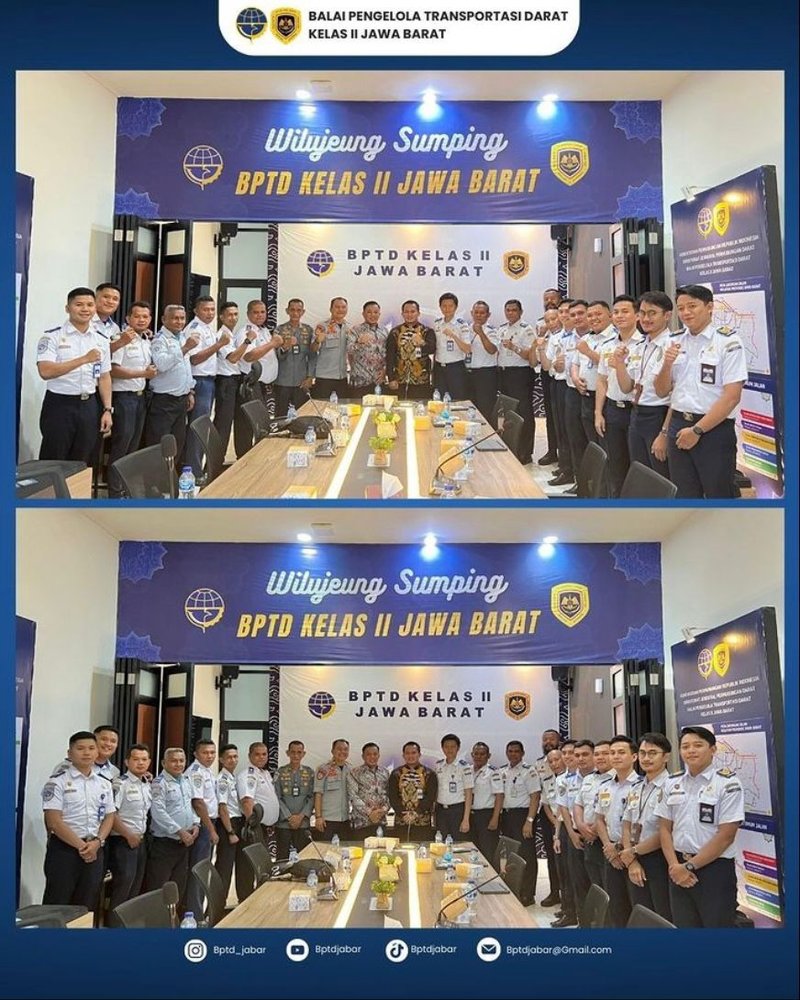 Wilujeung Sumping BPTD Kelas II Aceh, di bumi Parahyangan Provinsi Jawa Barat Pada hari Kamis, 04 Juli 2024 BPTD Kelas II Aceh melaksanakan Kunjungan kerja di Terminal Tipe A Leuwipanjang, Kota Bandung Disambut secara langsung oleh Kepala Subbag Tata Us