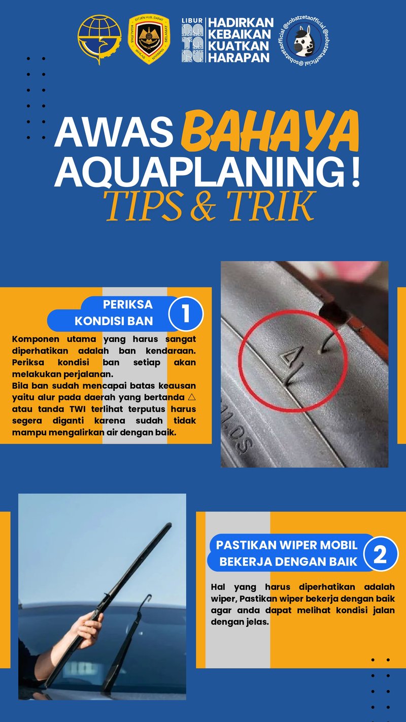 Awas bahaya aquaplaning 2