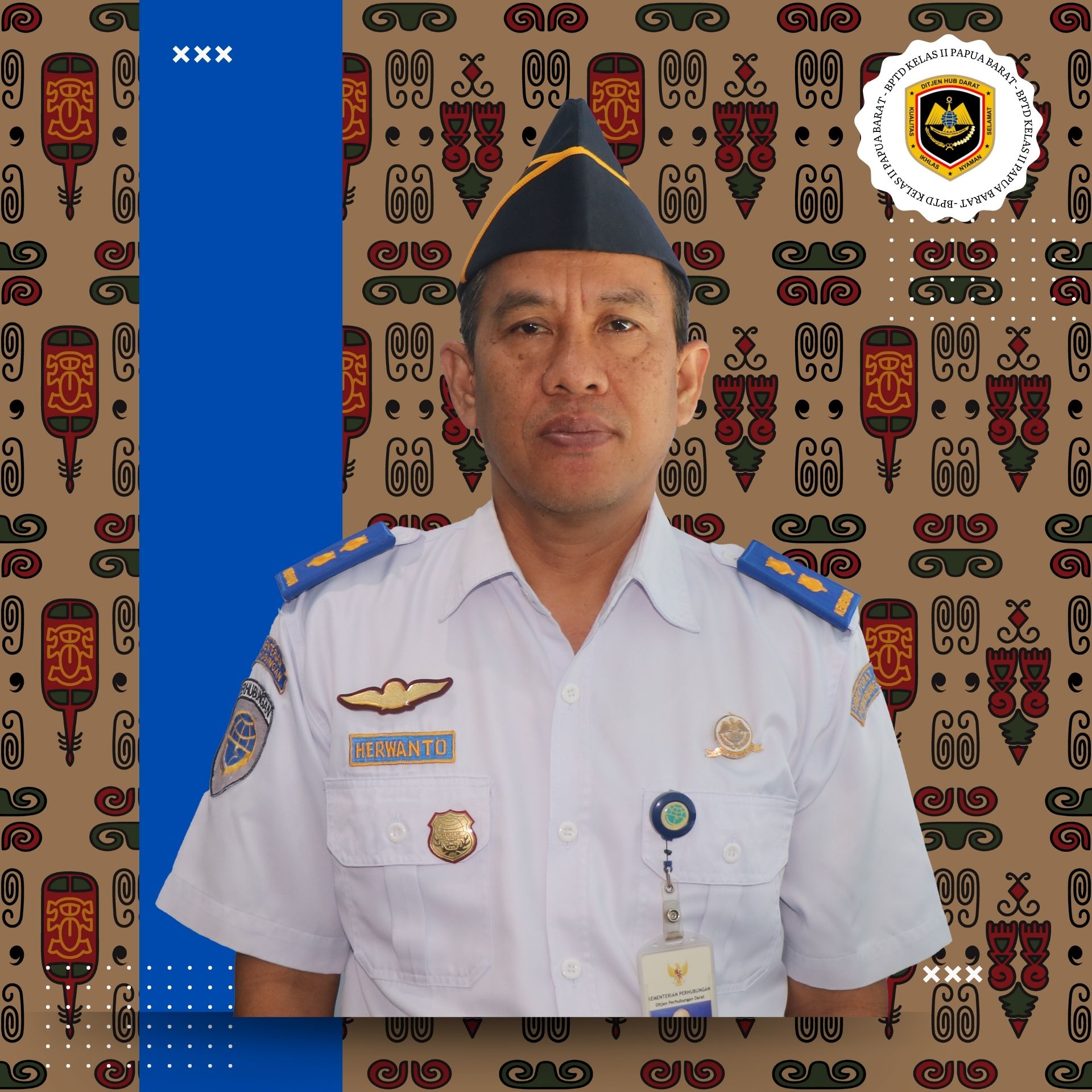 HERWANTO, A.Md. LLAJ.,S.IP.,M.M. - KEPALA SEKSI SARANA DAN ANGKUTAN JALAN, SUNGAI, DANAU, DAN PENYEBERANGAN