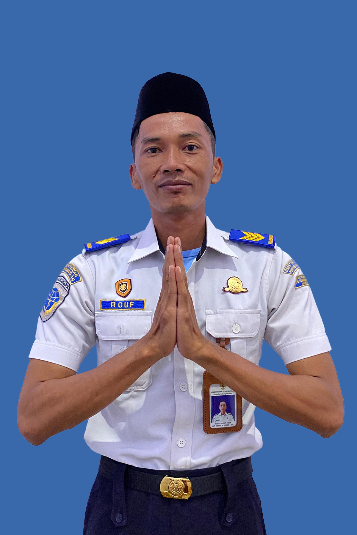 ABDUL ROUF, A.Md - Koordinator Satuan Pelayanan Pelabuhan Penyeberangan Pulau Ra'as