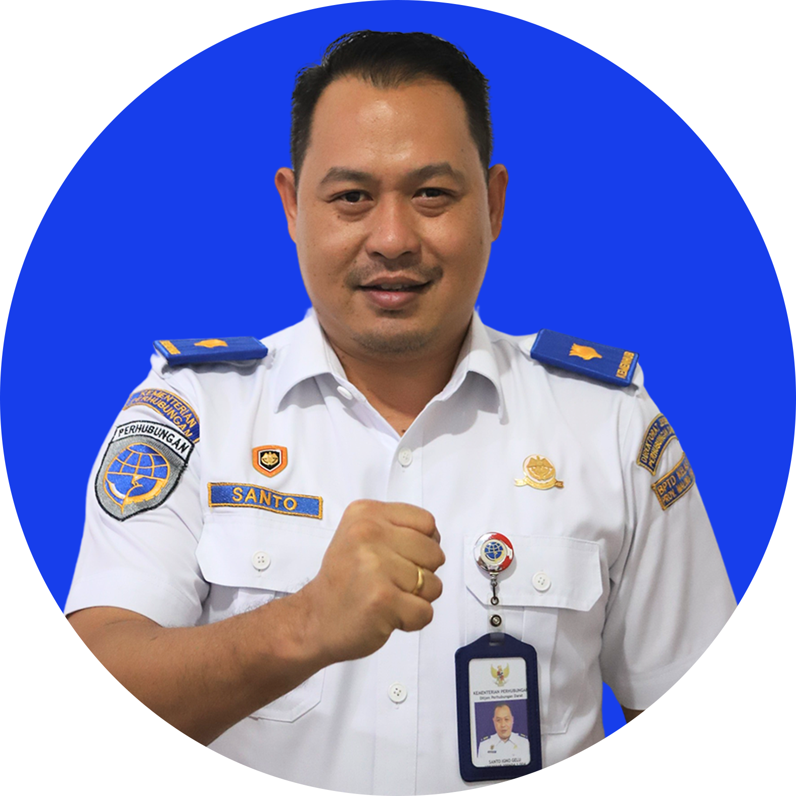 Santo Igno Gelu, S.Si.T, M.M. - Kasi Prasarana Jalan, Sungai, Danau dan Penyeberangan