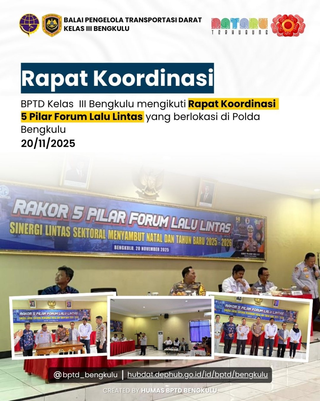Rapat Koordinasi 5 Pilar Forum Lalu Lintas