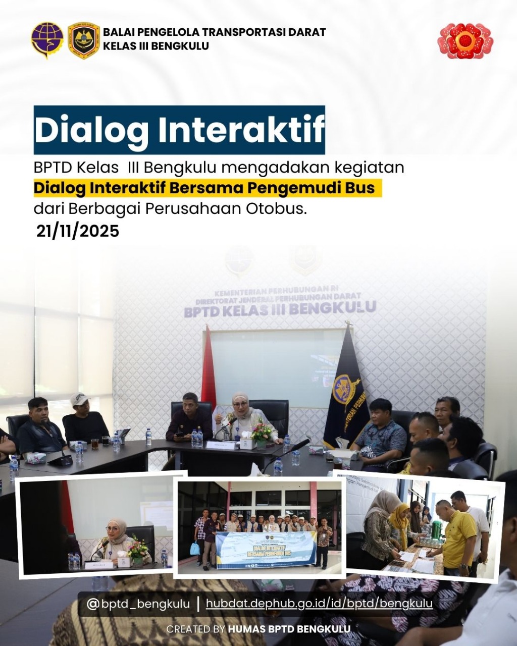 Dialog Interaktif Bersama Pengemudi Bus  dari Berbagai Perusahaan Otobus