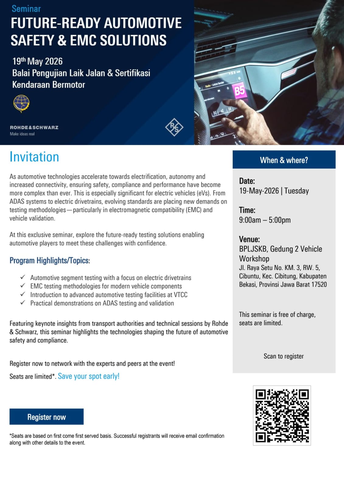 Seminar – Future-Ready Automotive Safety & EMC Solutions