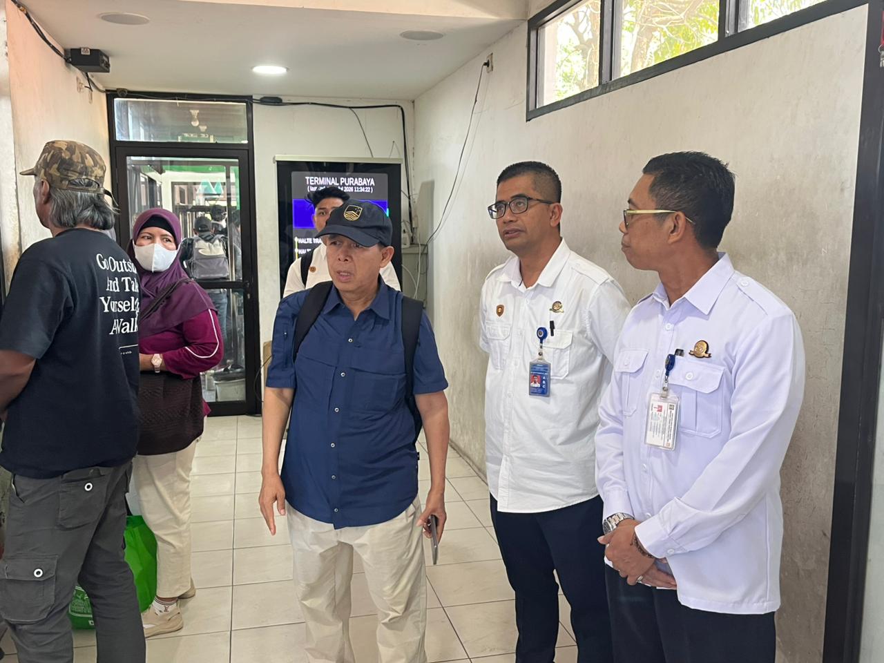 Kepala BPTD Kelas II Jawa Timur Dampingi Tim BKIP Kemenhub Tinjau Layanan Terminal Tipe A Purabaya