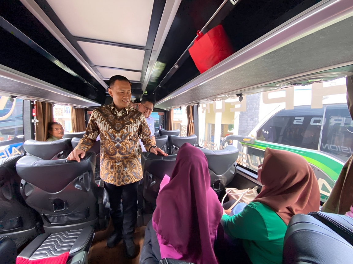 Kemenhub Minta Petugas Jalankan SOP saat Rampcheck Bus di Terminal Alam Barajo Kota Jambi