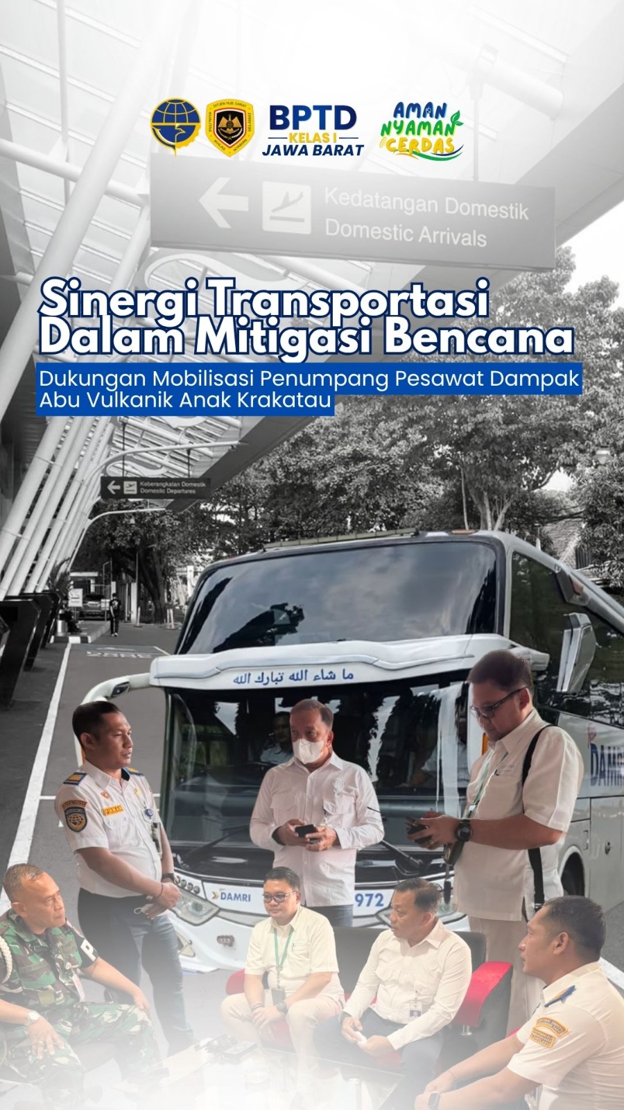 BPTD Kelas I Jawa Barat Sigap Bantu Penumpang Terdampak Penundaan Penerbangan