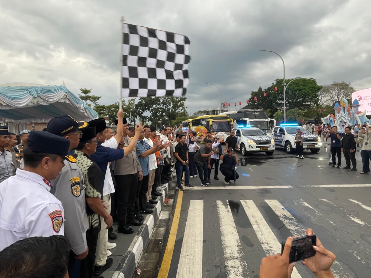 Pelepasan Mudik Gratis Angleb 1447H